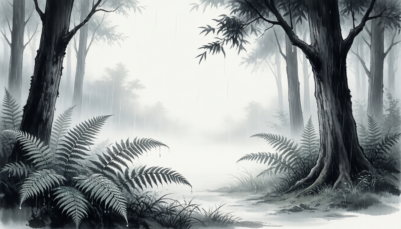 Pattering Blinds — TrueBloom rainy_lofi wallpaper