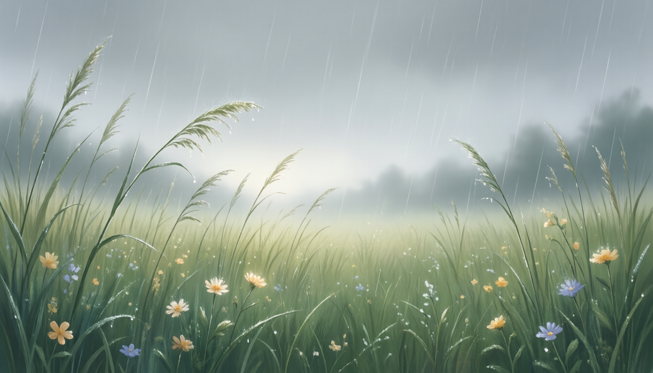 Windowpane Static — TrueBloom rainy_lofi wallpaper