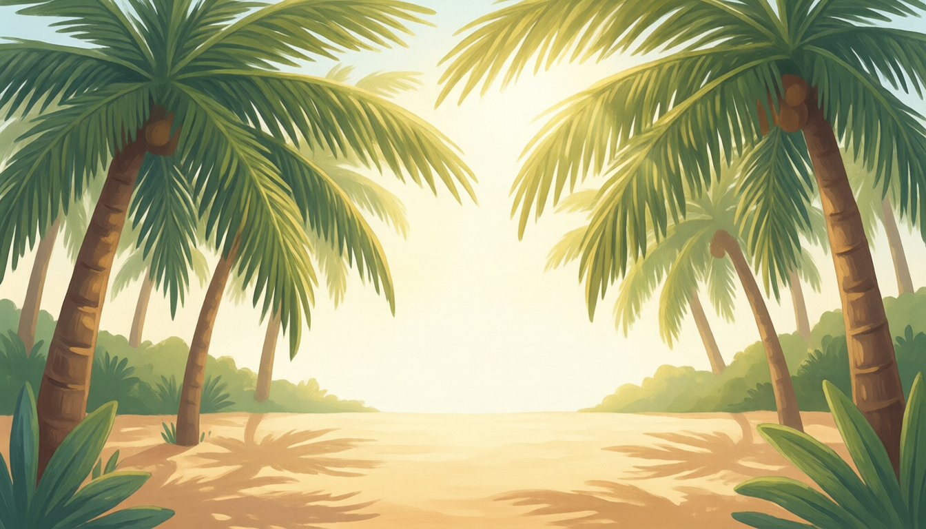 Juicy Tides — TrueBloom sunny_tropical wallpaper
